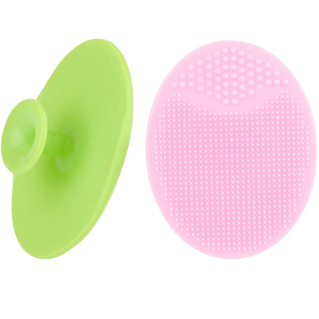 AHPIPIL Face Scrubber,3 Pack Soft Silicone Scrubbies Facial Cleansing Pad Face Exfoliator Face Brush Silicone Scrubby for Massage Pore Cleansing Blackhead Removing Exfoliating,Cool Gift for Girl
