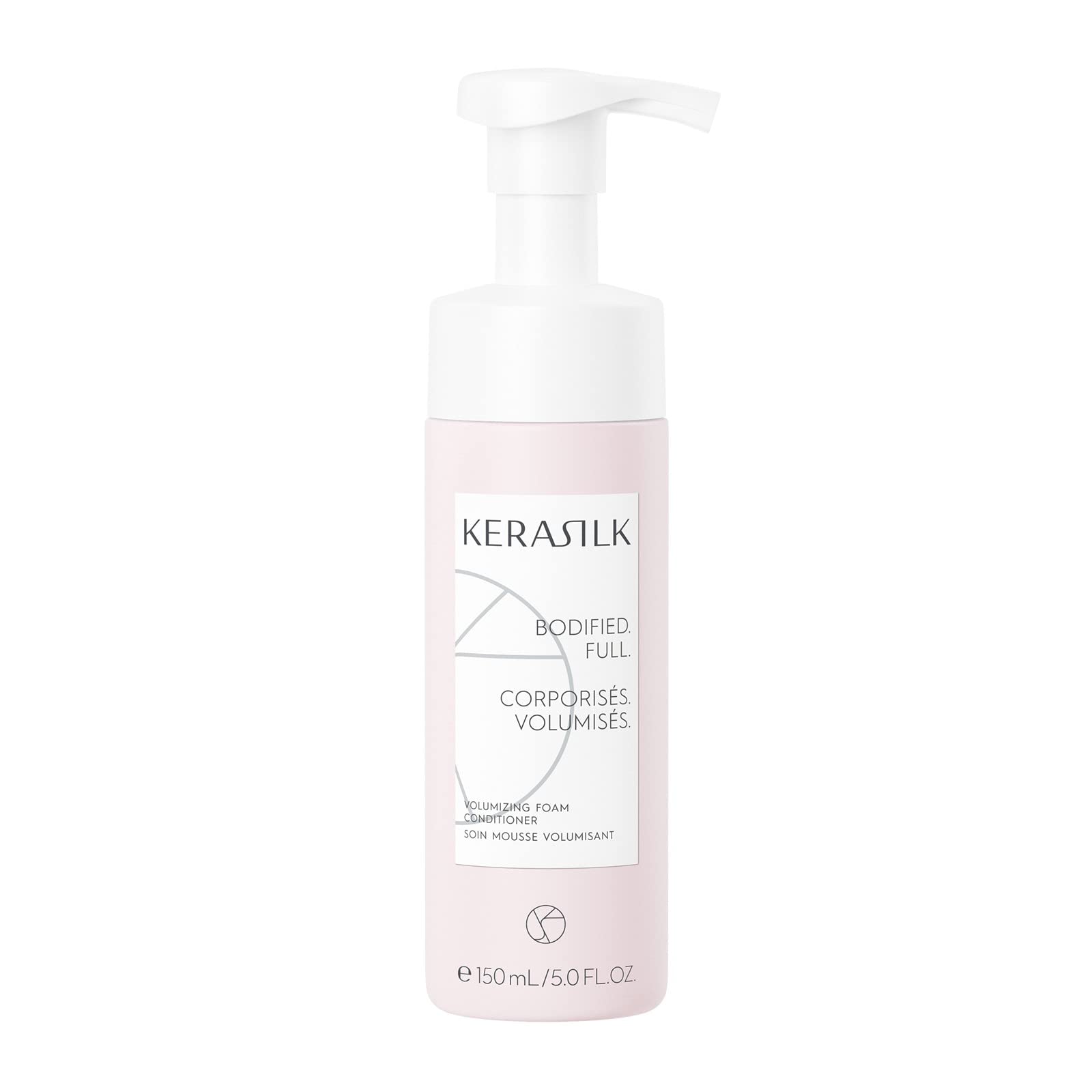 KERASILK Volumizing Foam Conditioner | Provides Weightless Hydration | Enhances Volume | Detangles | For Fine, Limp, Flat Hair | 150ml