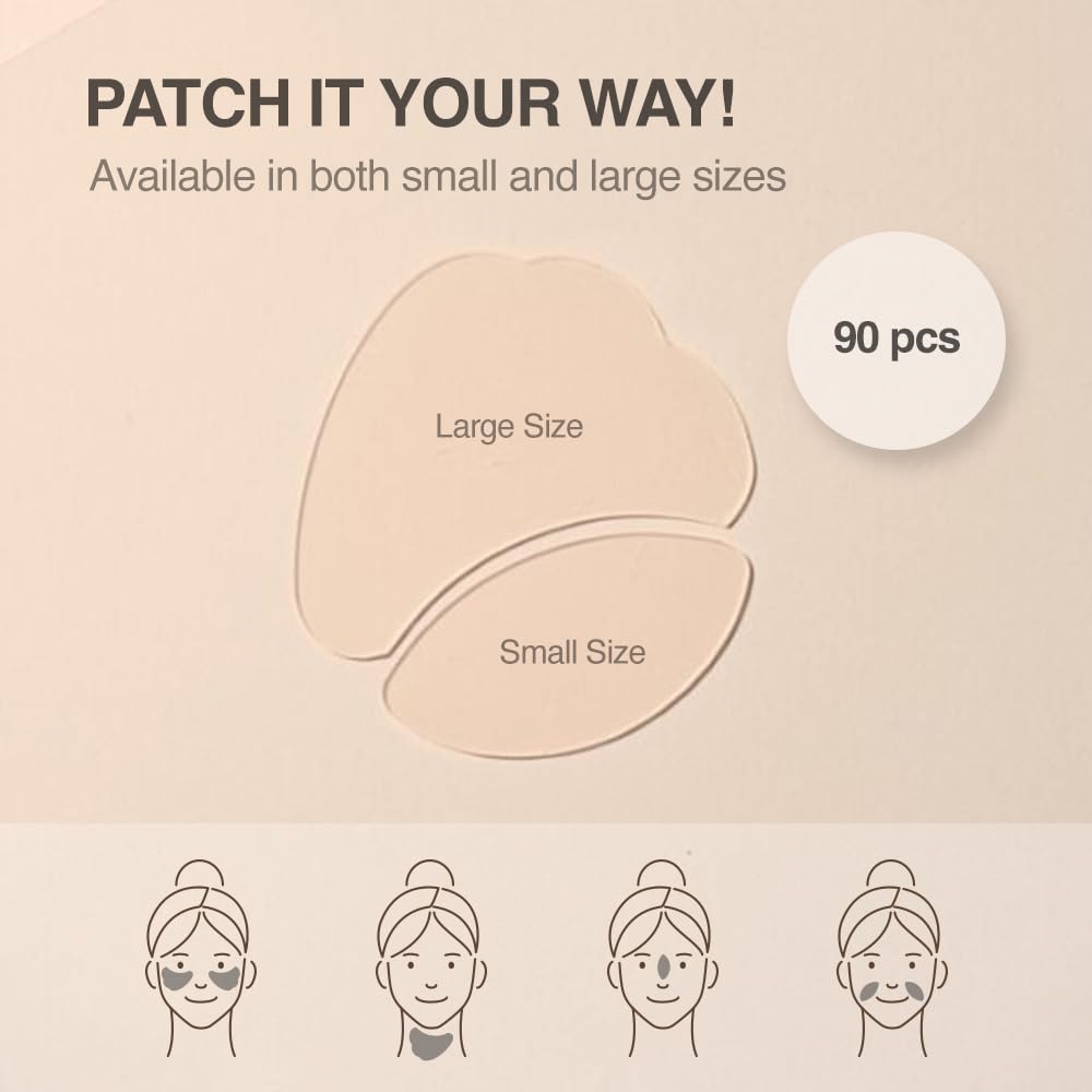Avajar Calming Daily Eye Patch (90Pcs) - Korean Skin Care Brand I Under Eye Mask I Under Eye Patches for Hydration & Soothing I with Hyaluronic Acid & Centella