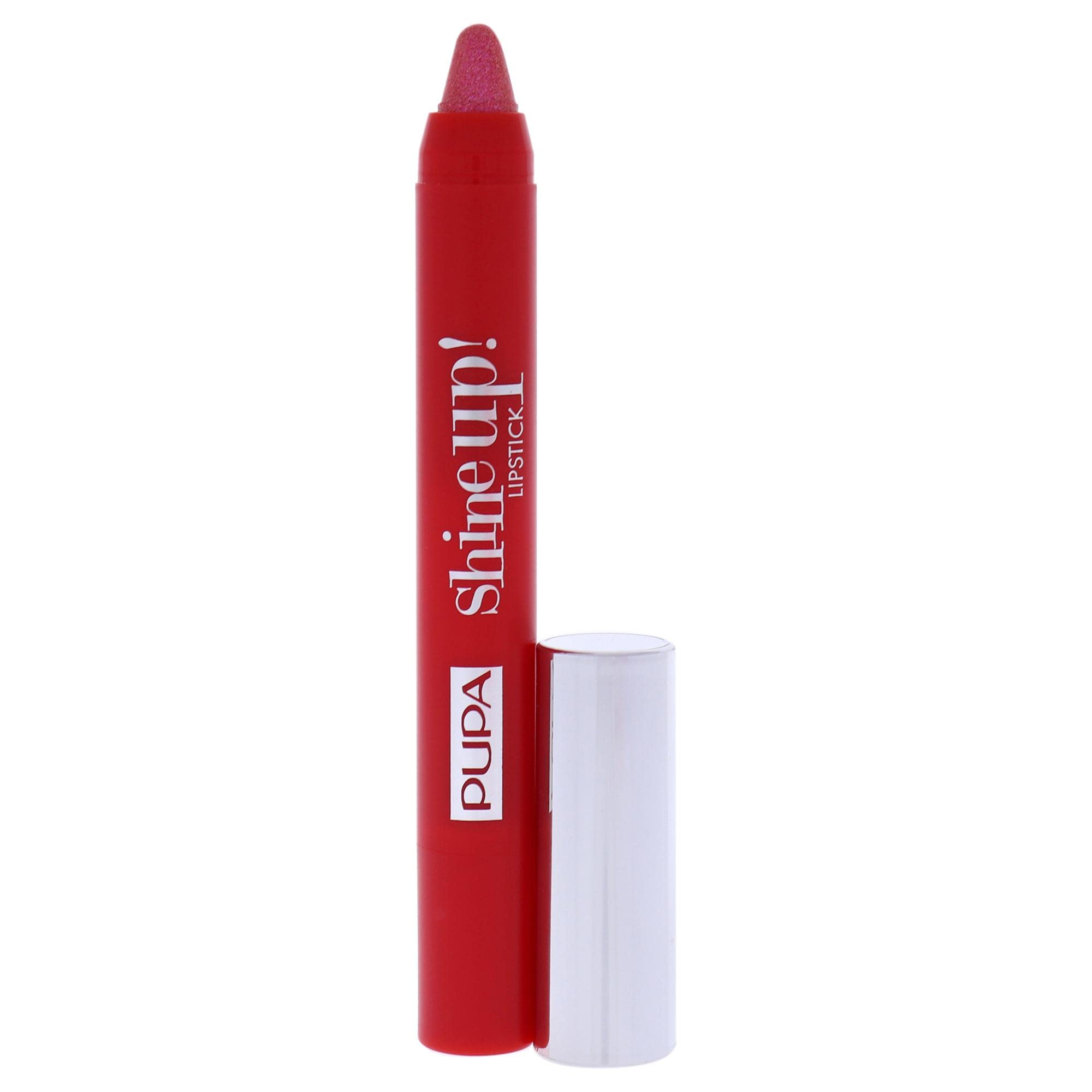 Pupa Milano Shine Up! Lipstick - Shimmering Effect Lipstick-Pencil - Subtle And Sensory Texture - Adheres Perfectly, Precisely and Flawlessly - 002 First Love - 0.056 Oz