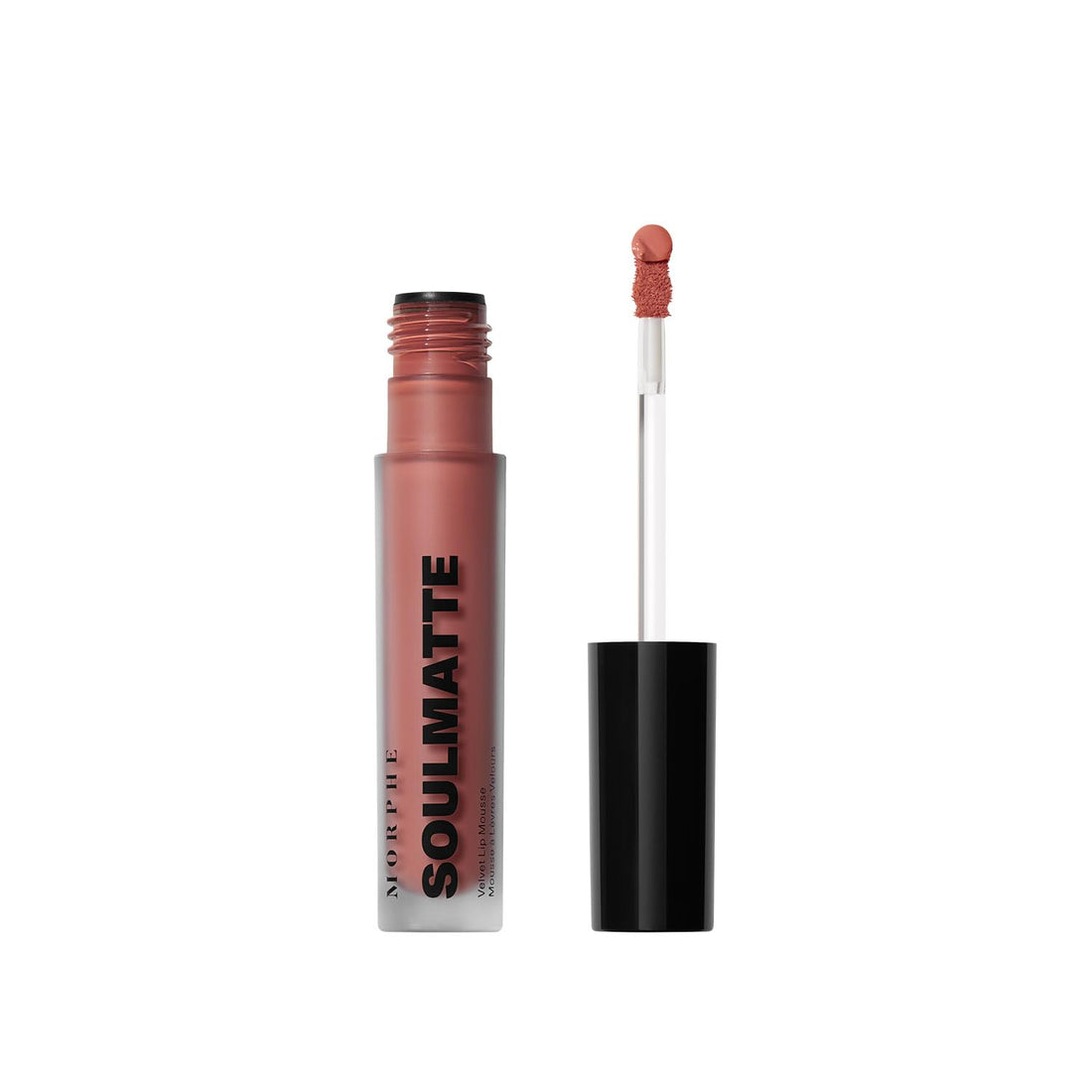 Morphe Soulmatte Velvet Lip Mousse - Air-Whipped Matte Lipstick for Women with Vitamin E to Hydrate, Soften & Smooth - Provides Long Lasting & Velvety Formula - Whipped (0.13 Fl Oz)