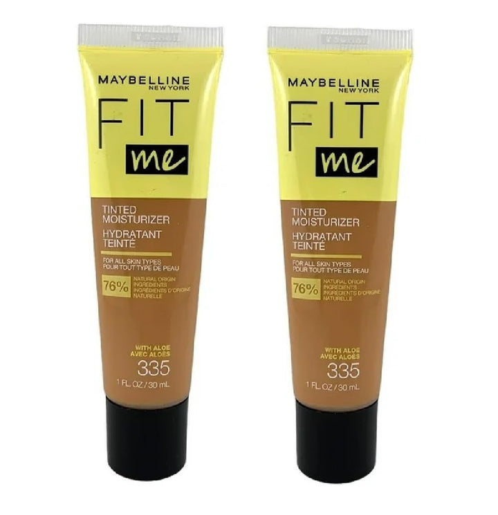 MAYBELLINE Pack of 2 New York Fit Me Tinted Moisturizer, 335