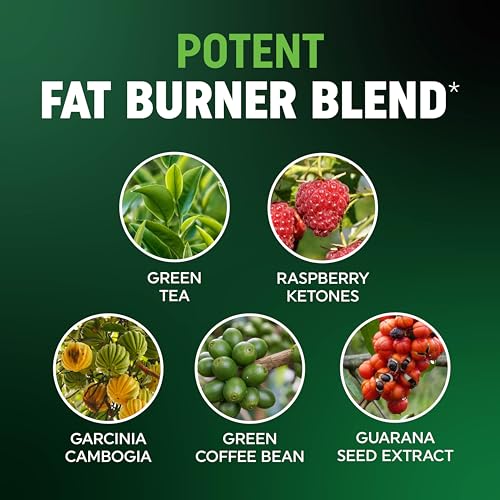 Men’s Fat Burner Gummies for Weight Loss | Green Tea, Green Coffee Bean, Garcinia Cambogia & Ketones | Belly Fat Burner for Men Weight Loss Gummies | Apple Flavored, Pectin-Based | 60 Gummies