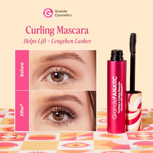 Grande Cosmetics GrandeFANATIC Fanning and Curling Mascara, 0.37 oz.
