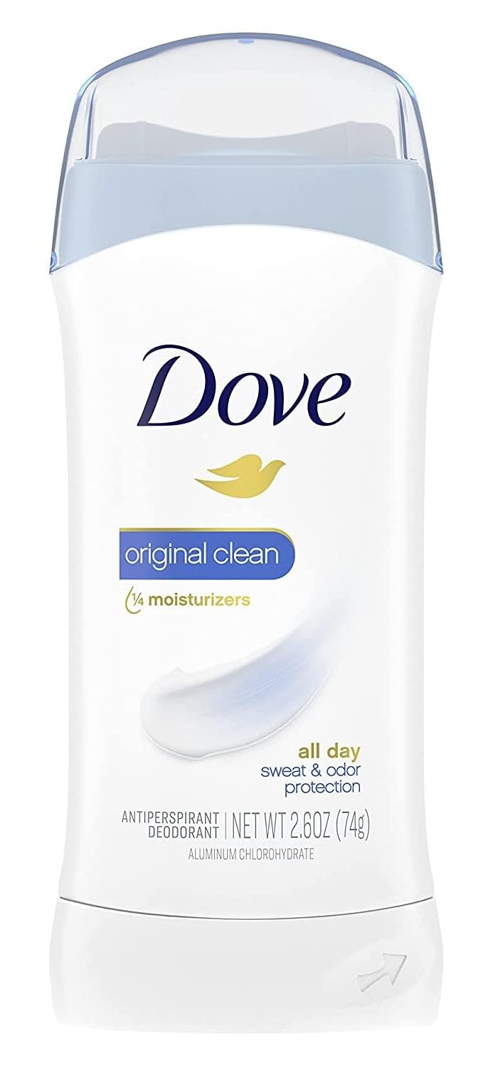 Dove Invisible Solid Anti-Perspirant/Deodorant, Original Clean - 2.6 oz, 3 Pack