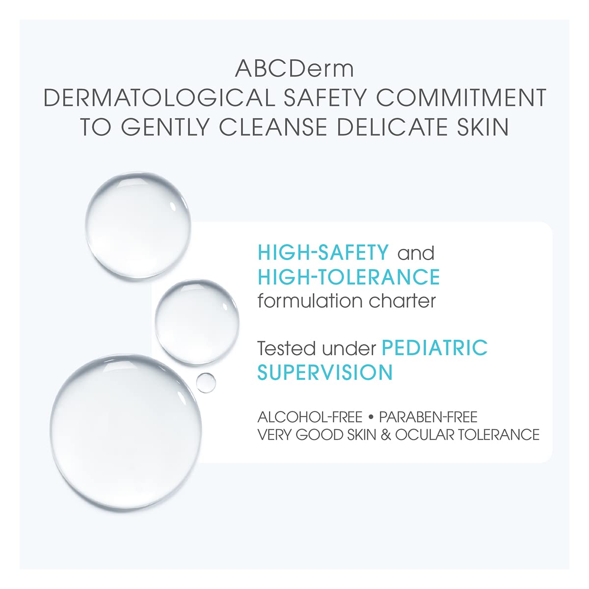 Bioderma ABCDerm H2O - Baby Skin Care - Micellar Cleansing Water for Babies and Kids, Blue, 33.8 Fl Oz