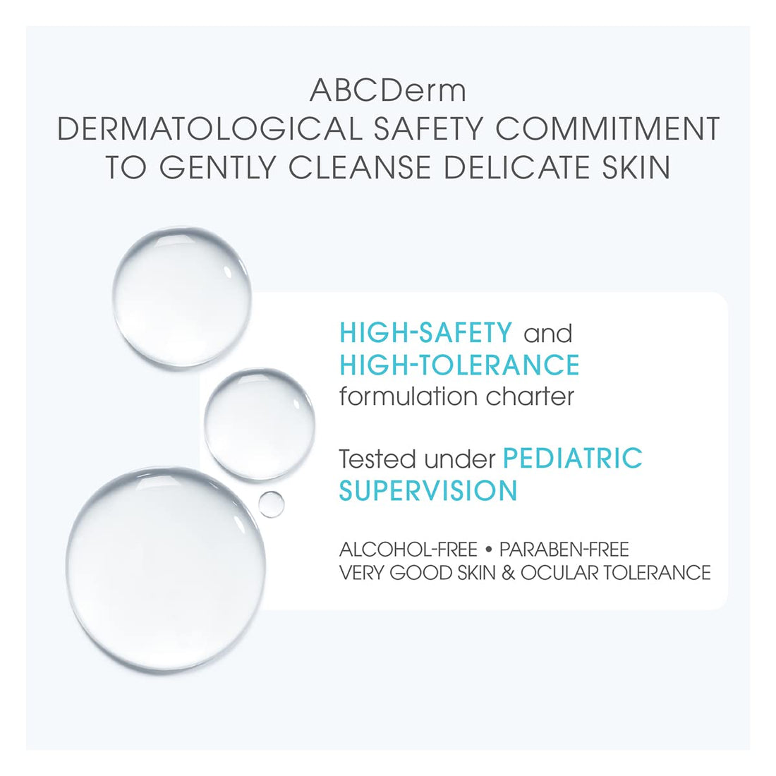 Bioderma ABCDerm H2O - Baby Skin Care - Micellar Cleansing Water for Babies and Kids, Blue, 33.8 Fl Oz