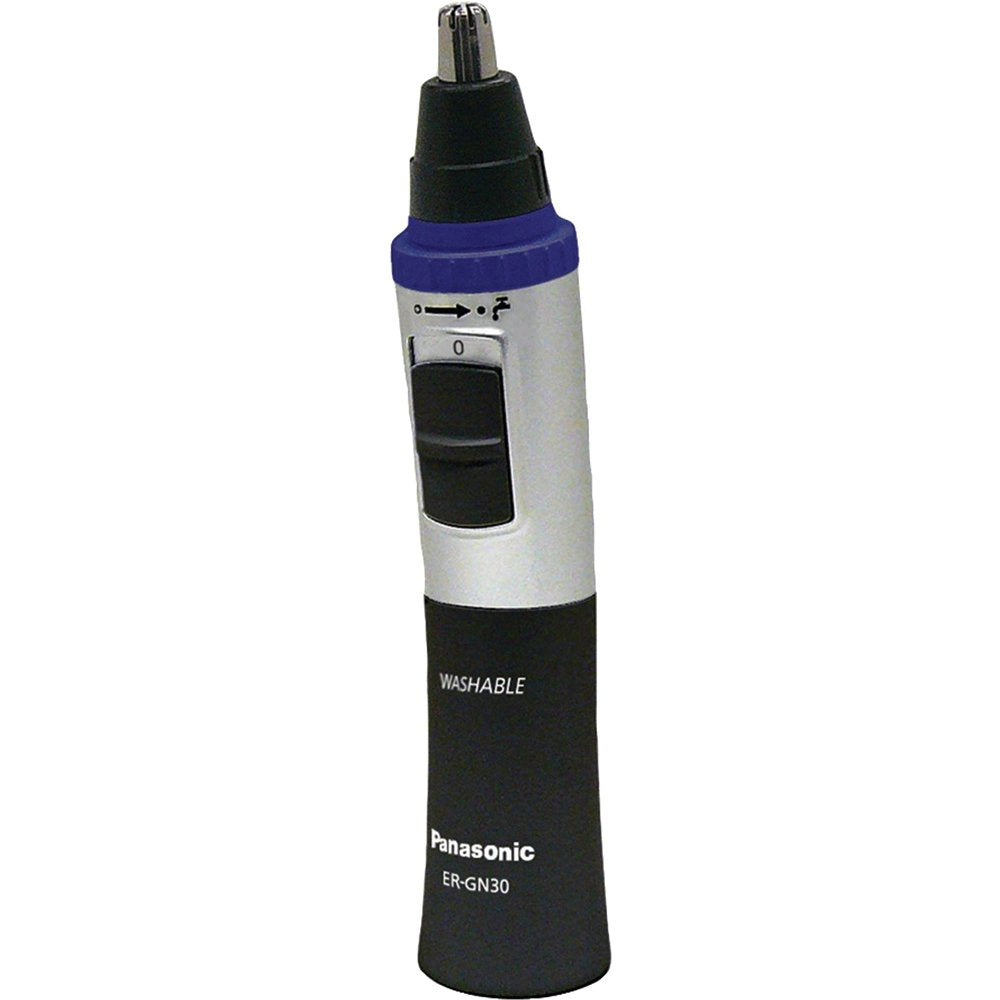 Panasonic Er-Gn30-K Vortex Men Wet/Dry Nose And Facial Hair Trimmer, Multicolour