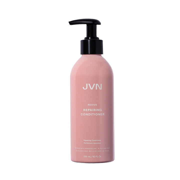 JVN Revive Repairing Shampoo, Instantly Strengthening and Deeply Nourishing Shampoo for Damaged Hair, Dry Hair Shampoo, Sulfate-Free, Silicone-Free, (10 Fl Oz)