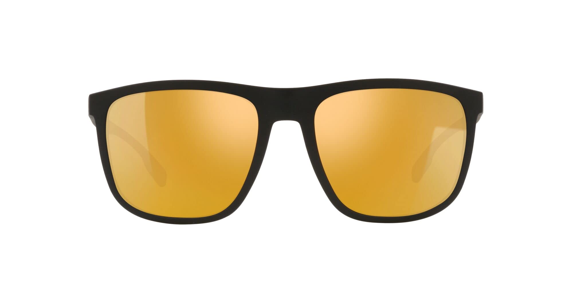 Native Mesa Square Sunglasses, Matte Black/Polarized Bronze Reflex, 57 mm
