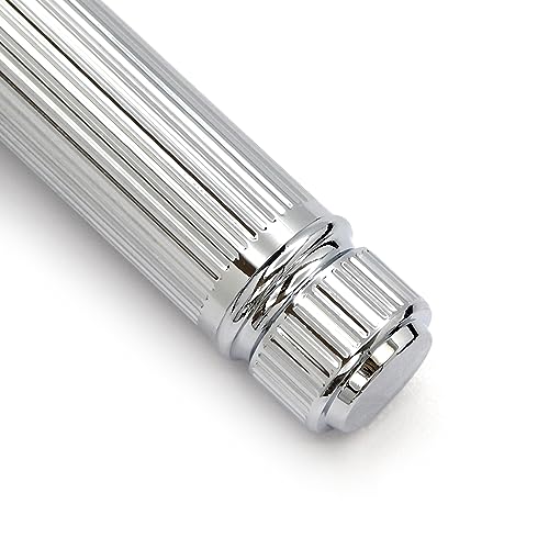 Edwin Jagger DE89LBLAMZ Classic Double Edge Manual Eco-Friendly and Reusable Safety Razor for Men and Women for Shaving Cream or Soap (Lined)