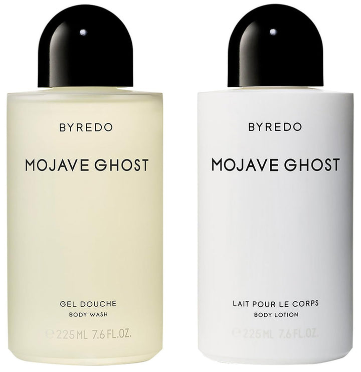 Byredo Mojave Ghost Body Wash and Body Lotion Boxed Gift Set 2 x 7.6 Fluid Ounces / 225 ml