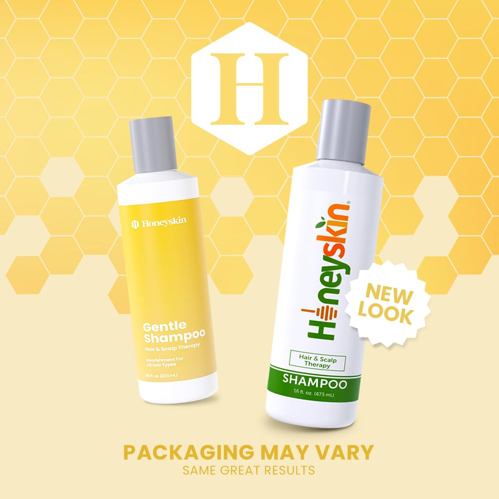 Hair Growth Shampoo for Women with Manuka Honey - Best Shampoo for Thinning Hair and Hair Loss - Sulfate-Free Shampoo for Color-Treated hair and Dry Scalp Hydrating Shampoo (16 oz)