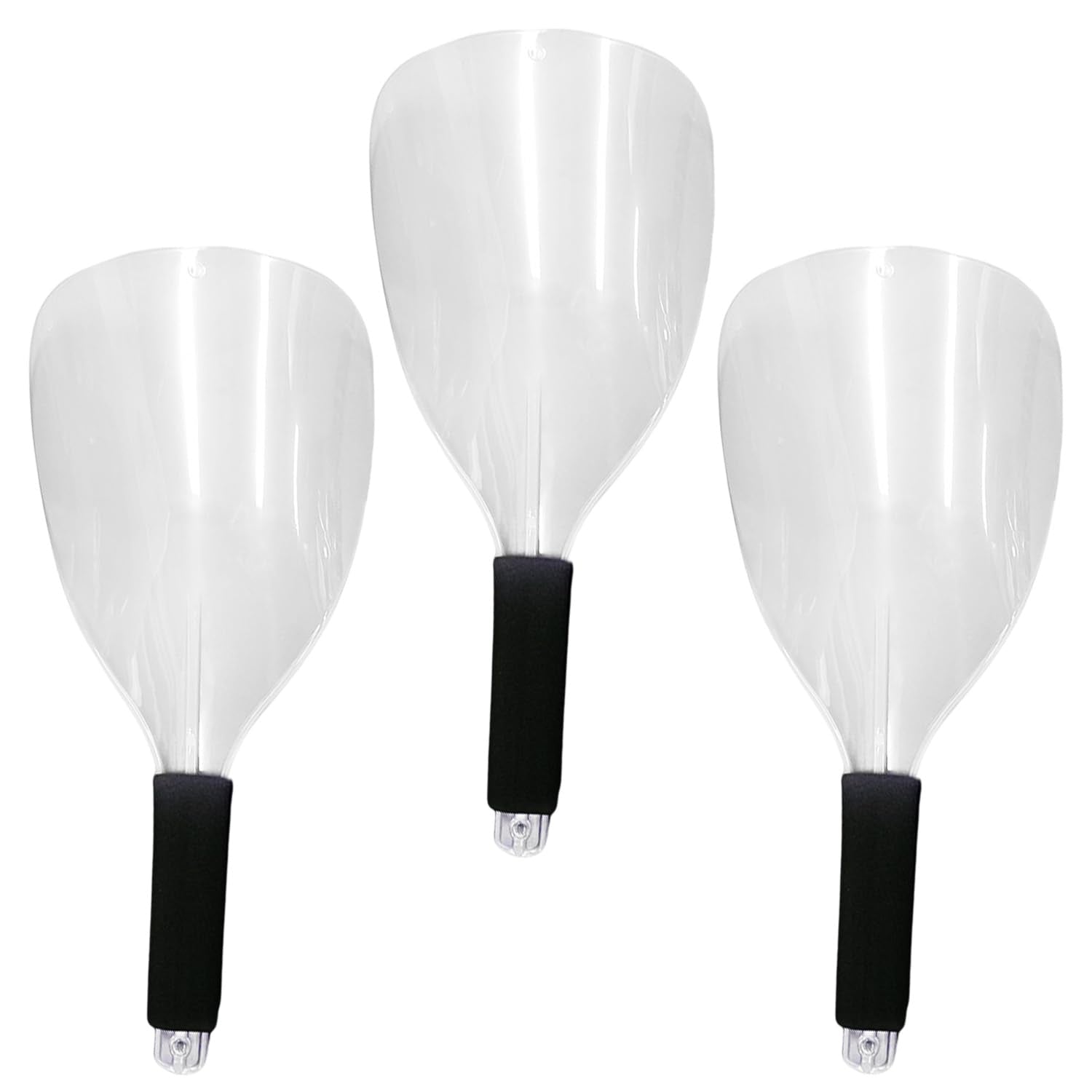 Reicyfang 3PCS Barber Salon Transparent Hairspray Face Shield with Sponge Handle, Plastic Hairdressing Haircut Face Mask, Reusable Hairspray Shield Hairspray Face Shield for Hairdressing Makeup