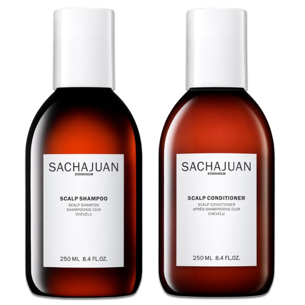 SACHAJUAN Scalp Shampoo and Conditioner Set | Itch Relief and Calming | Anti-Dandruff | 8.45oz (Pack of 2)