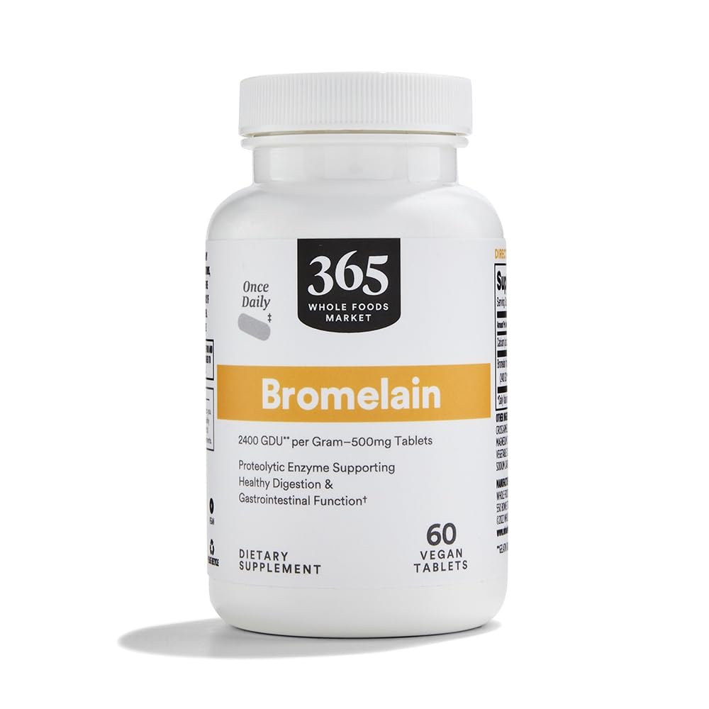 365 by Whole Foods Market Bromelain, 60 CT