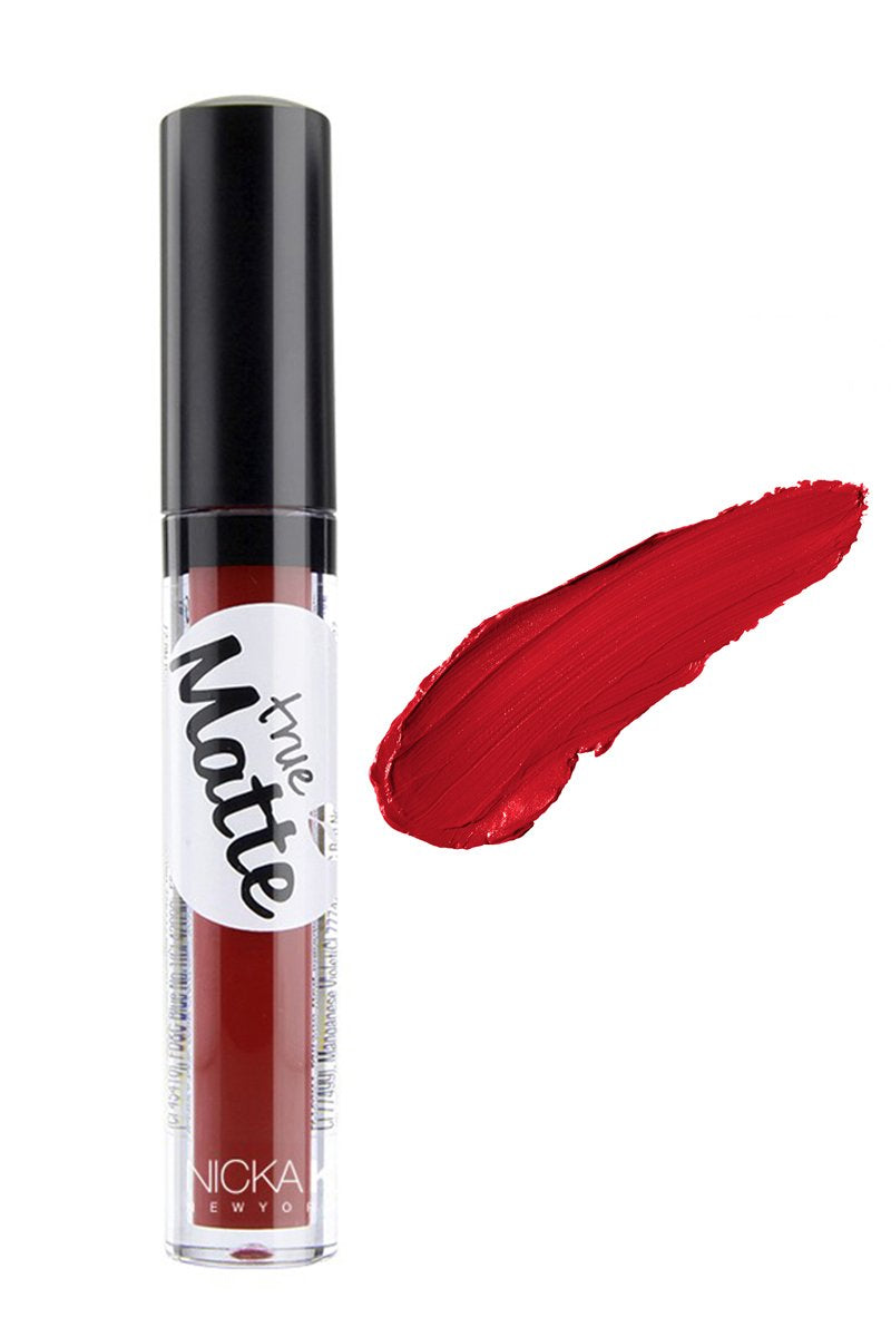 Nicka K True Matte Lip Colour, Shiraz, 3.5g