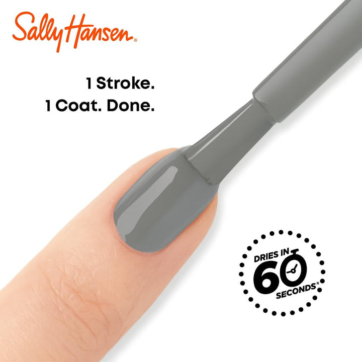 Sally Hansen Insta-Dri, Silk Is..., Quick Dry, Long Lasting, Opaque, Creme White Nail Polish