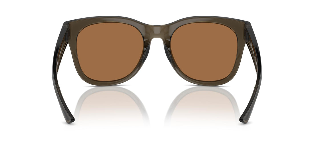 Native Eyewear Women's Tiaga Square Sunglasses, Smokey Quartz/Brown Polarized, 55 mm