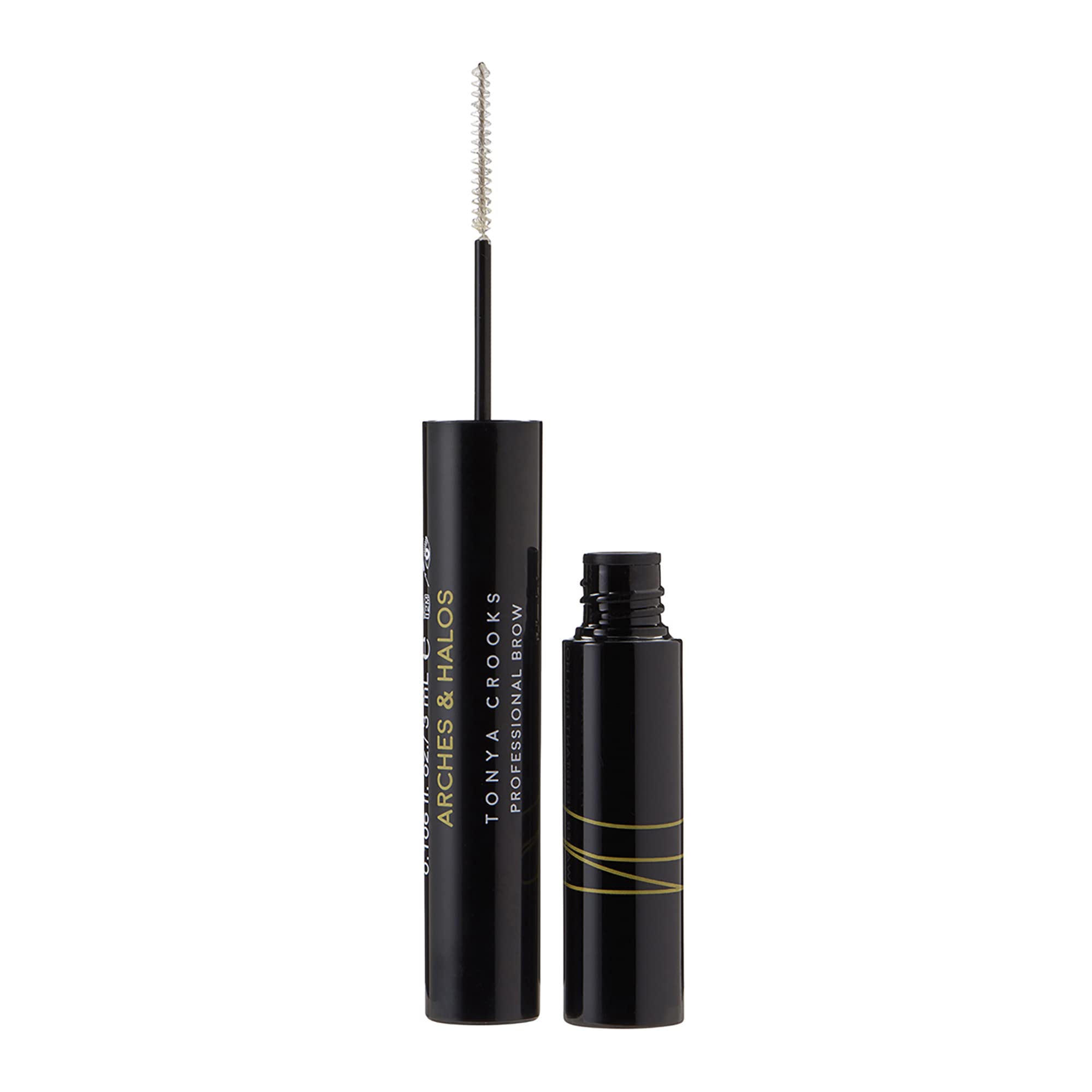 Arches & Halos Water Resistant Firm Hold Brow Gel - Brow Setting Gel - Long-lasting Hold - Vegan and Cruelty Free Makeup - Clear