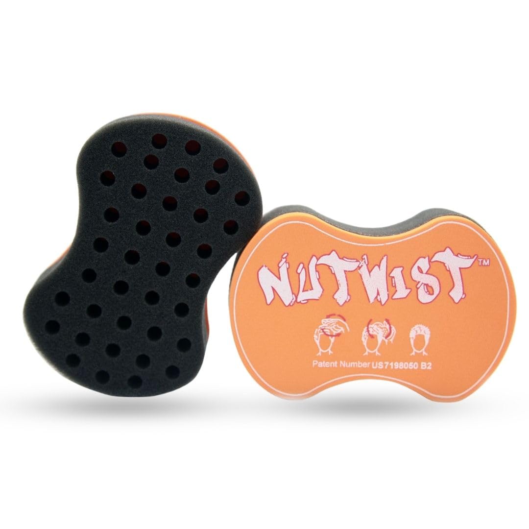 NuTwist Orange Curl Sponge Small Holes