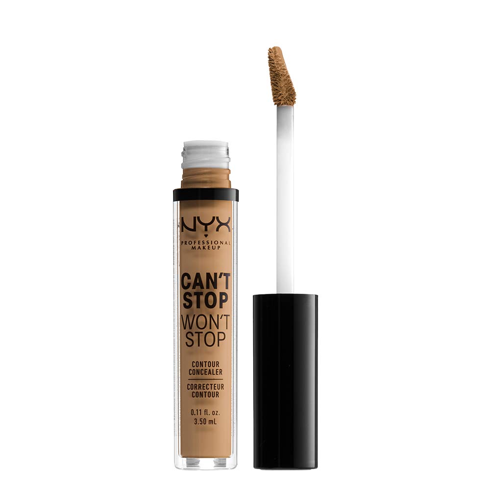 NYX PROFESSIONAL MAKEUP Can't Stop Won't Stop Contour Concealer, Golden, 0.11 Ounce