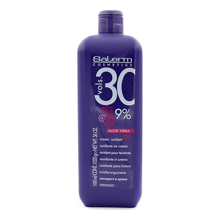 Salerm Cream Oxidant Volume 30 9% with Aloe Vera 36 Oz by Salerm Cosmetics