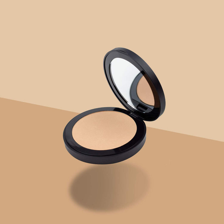 Wunder2 GO BEYOND FOUNDATION Makeup Pressed Powder Natural Cream Finish, Light, 1 Count