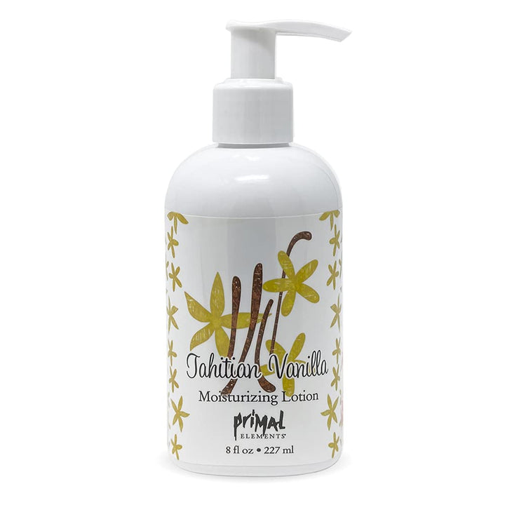 Primal Elements Hand and Body Cream Shea Butter Lotion, Tahitian Vanilla, 8 Ounce
