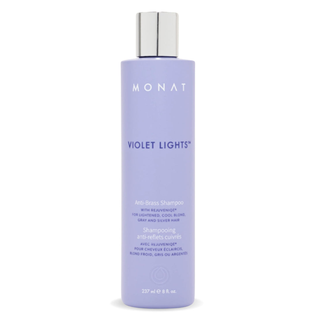 MONAT Violet Lights Anti-Brass Shampoo – Subtly Illuminates Hair – Advanced Toning Formula – Vibrant & Manageable Results – Gentle Cleansing for Radiant Locks – Enriched with REJUVENIQE®