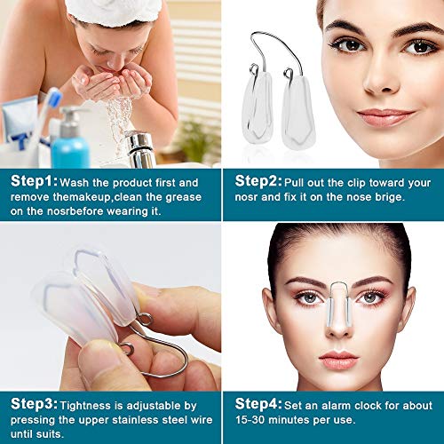 FERNIDA Nose Shaper Up Lifting Clip Nose Shaper for Wide Noses Beauty Nose Slimmer Device Pain Free High Up Tool