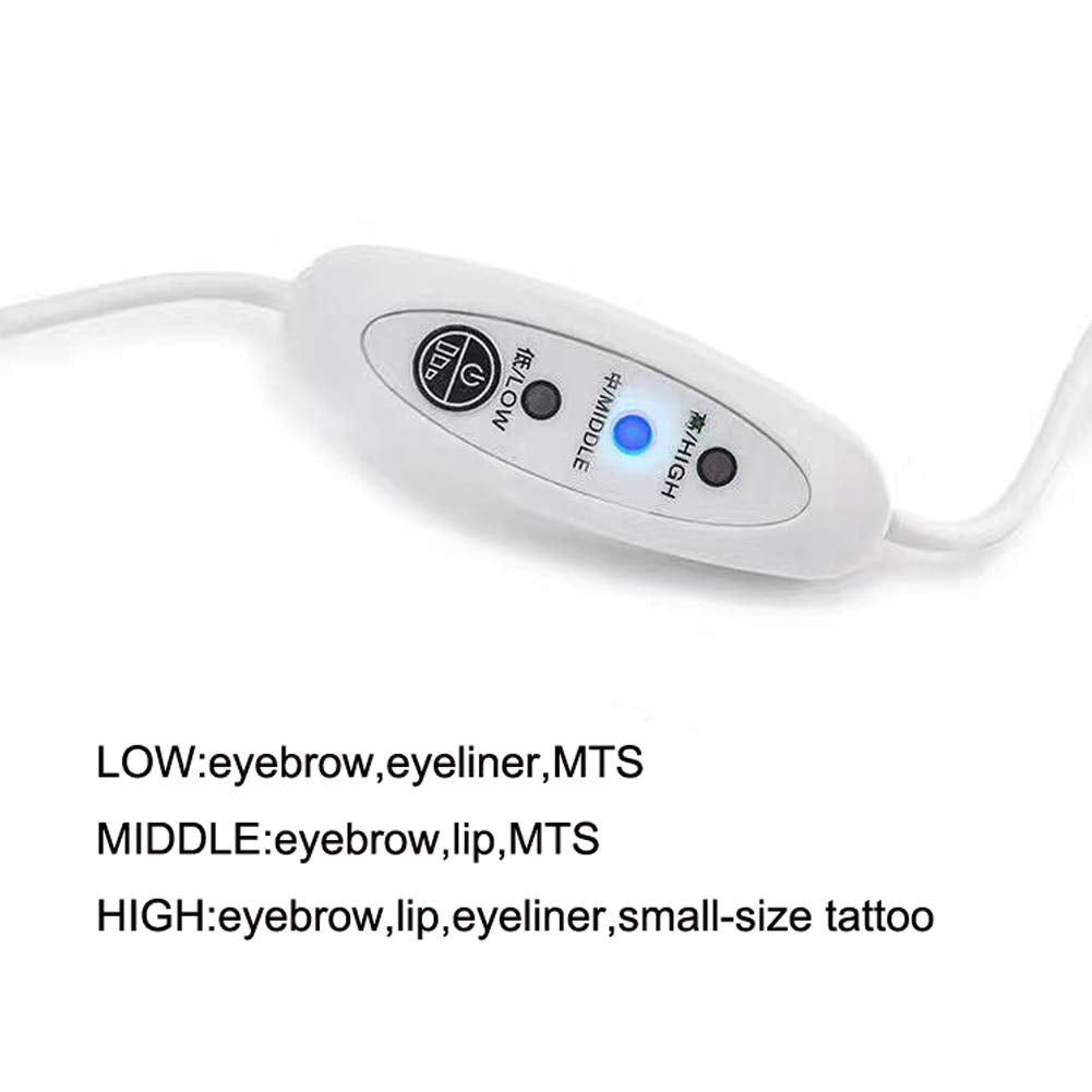 Cosmetic Tattoo Semi Permanent Makeup Machine Eyebrow Lip Eyeliner Pen Beauty Makeup Rotary Pen Tattoo Needle Kit