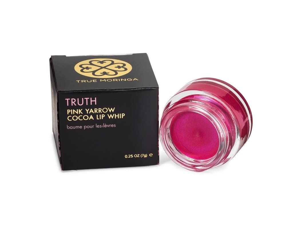 True Moringa Truth Pink Yarrow Cocoa Lip Whip, 0.25 Ounce