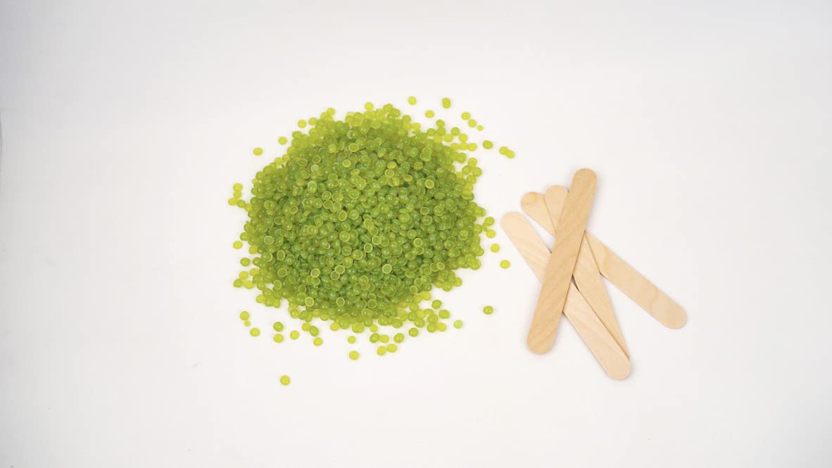 Huini 300 Count Salon Waxing Hair Removal Large Wooden Spatulas Wax Applicator 6 X 3/4in