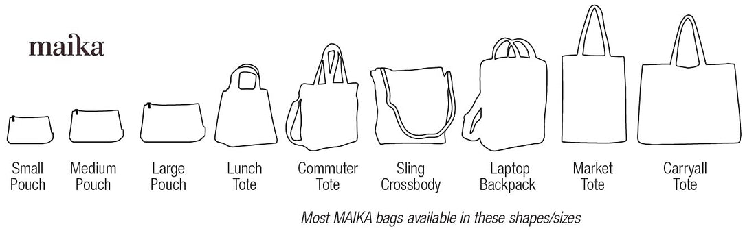 Maika Cosmetic Bag Pouch Waxed Ash, Medium