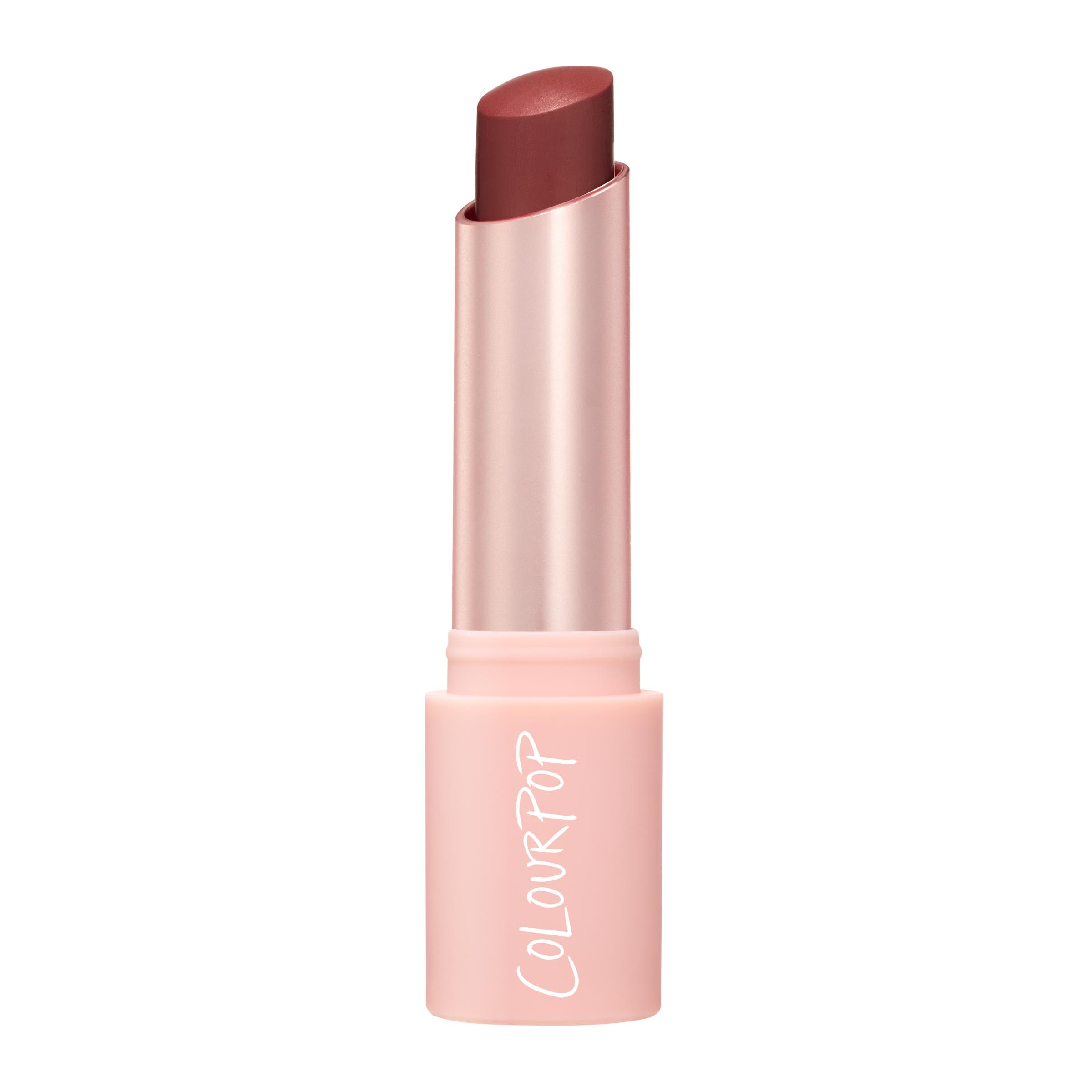 ColourPop PowerPout Matte Lipstick - Transfer-Proof Lip Makeup with 8HR Wear, Ultra-Pigmented Formula & Comfortable, Non-Drying Matte Finish - Dirty Chai (0.11 oz)