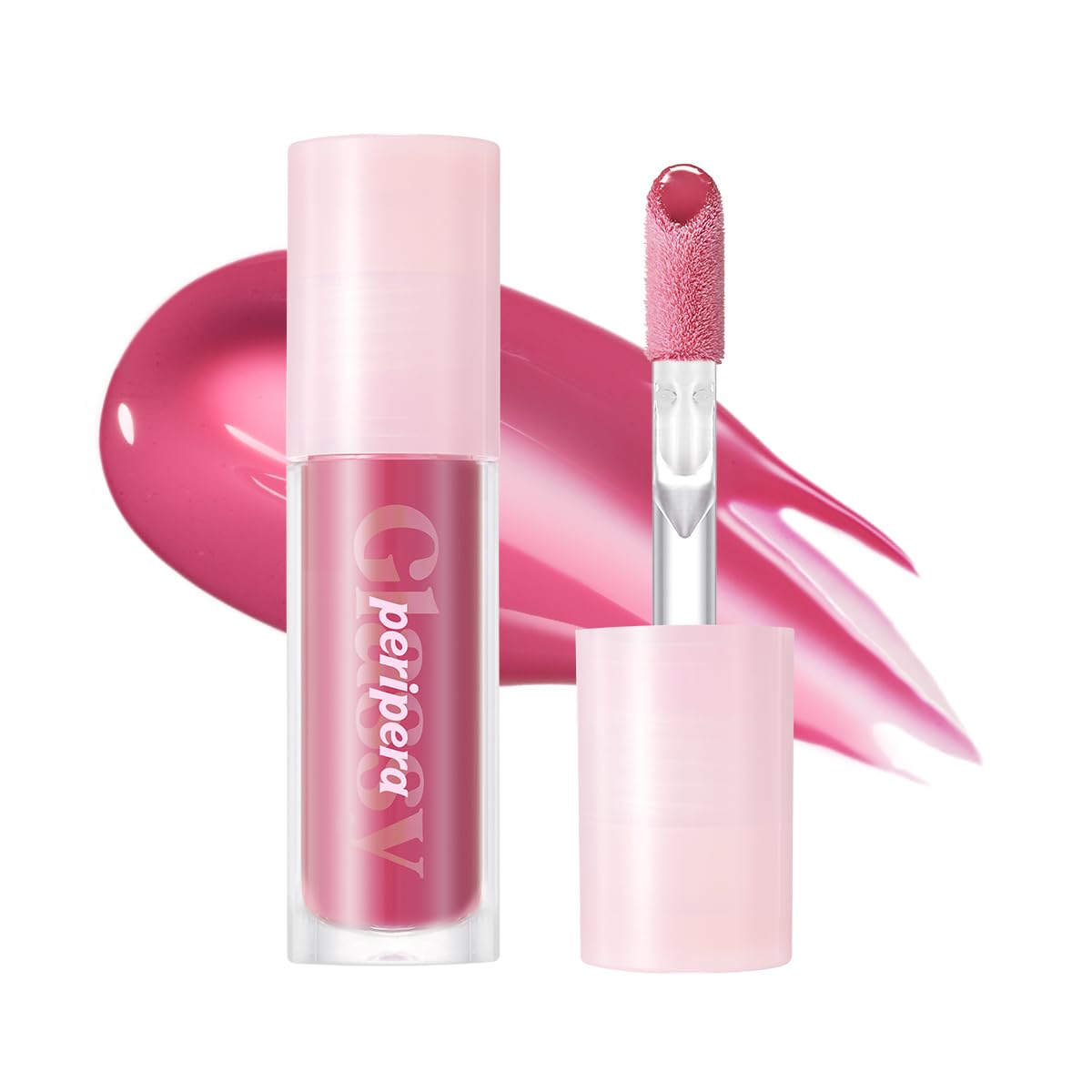 Peripera Ink Glasting Lip Gloss, Non-Sticky, Gloss Shine, 4XL Wand for Easy Application, Korean Lip Gloss, Fuller Looking Lips, Buttery Soft, Long Lasting Lip (017 BERRY BEST)