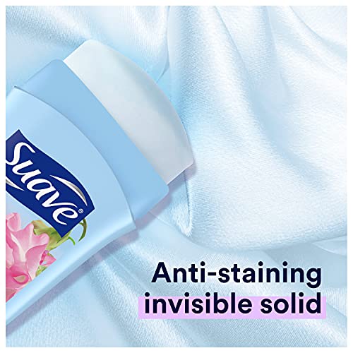 Suave Deodorant Antiperspirant Deodorant Stick 48-hour Odor and Wetness Protection Sweet Pea Violet Deodorant for Women, 2.6 Ounce (Pack of 2)
