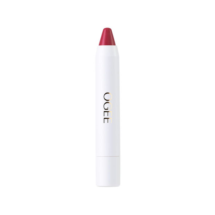 Ogee Tinted Sculpted Lip Oil - Made with 100% Organic Coconut Oil, Jojoba Oil, and Vitamin E - Best as Lip Balm, Lip Color or Lip Treatment - PETUNIA