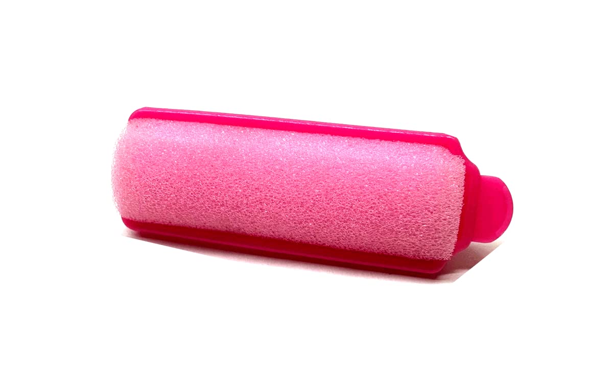Set of 24 Small Size Pink Foam Sponge Hair Rollers