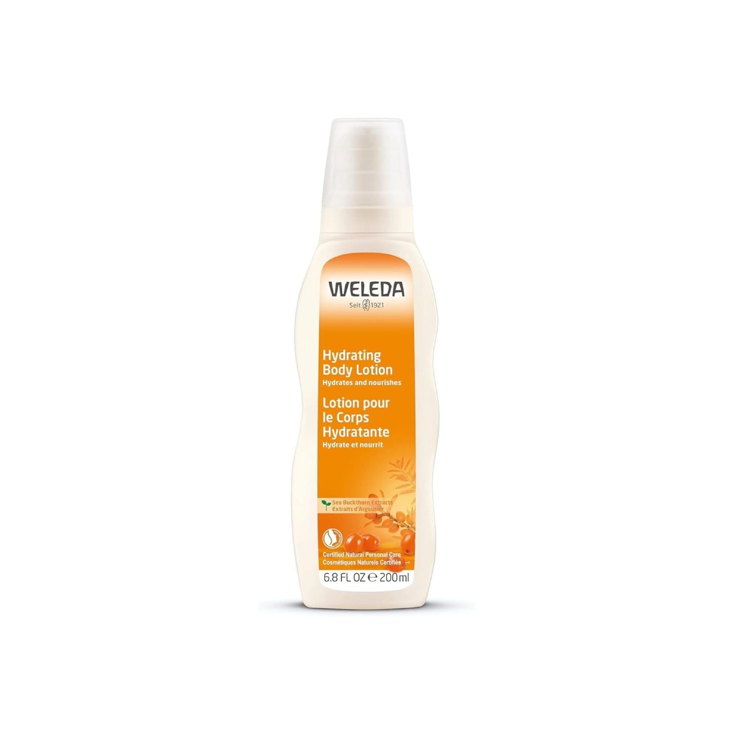 Weleda Hydrating Sea Buckthorn Body Lotion, 6.8 Fluid Ounces (Pack Of 1)