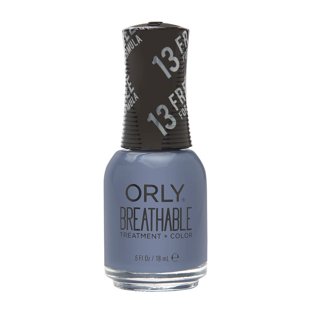 Orly Breathable Nail Lacquer - Treatment + Color - De-Stressed Denim - 0.6oz / 18ml