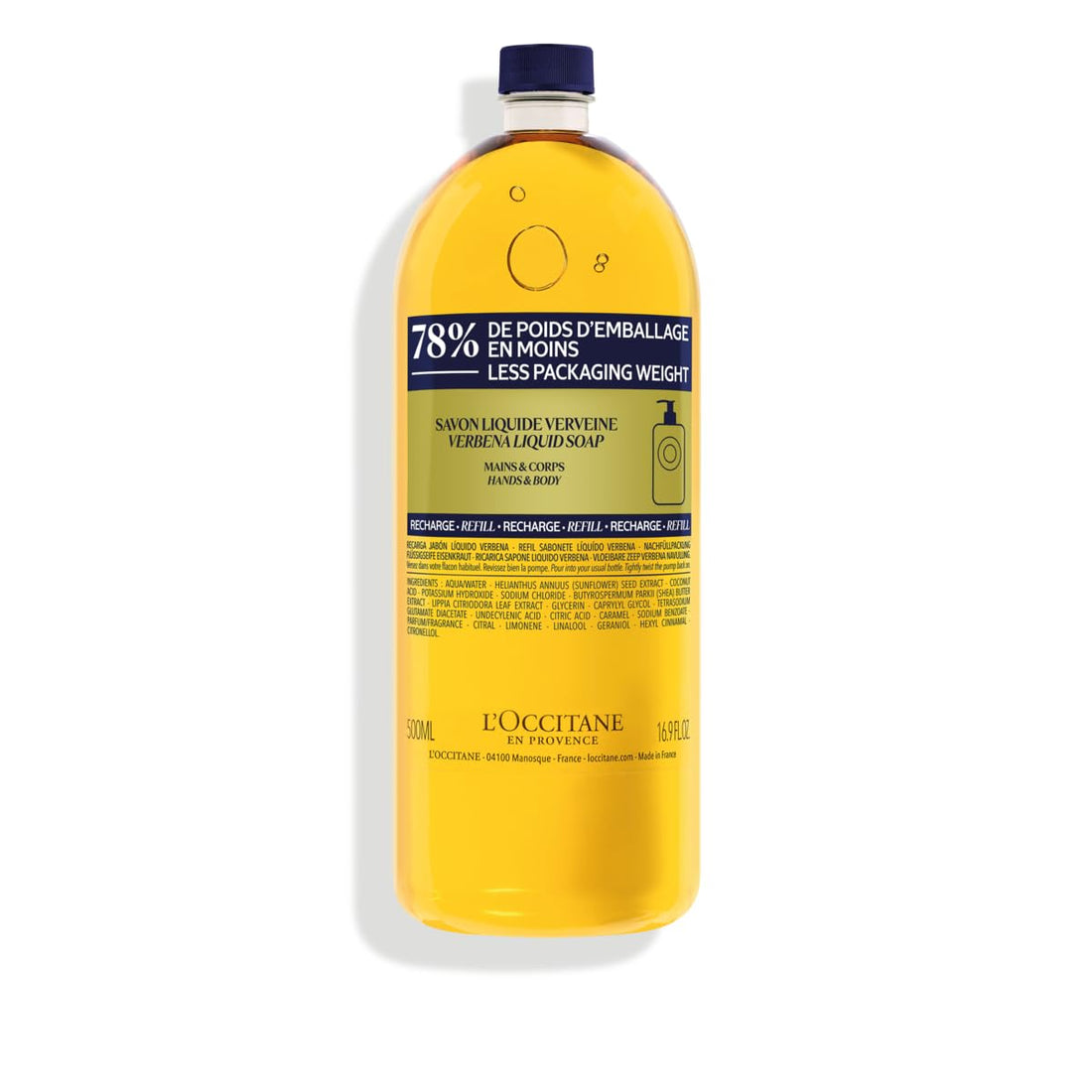 L'Occitane Almond Shower Oil Refill 16.90 oz