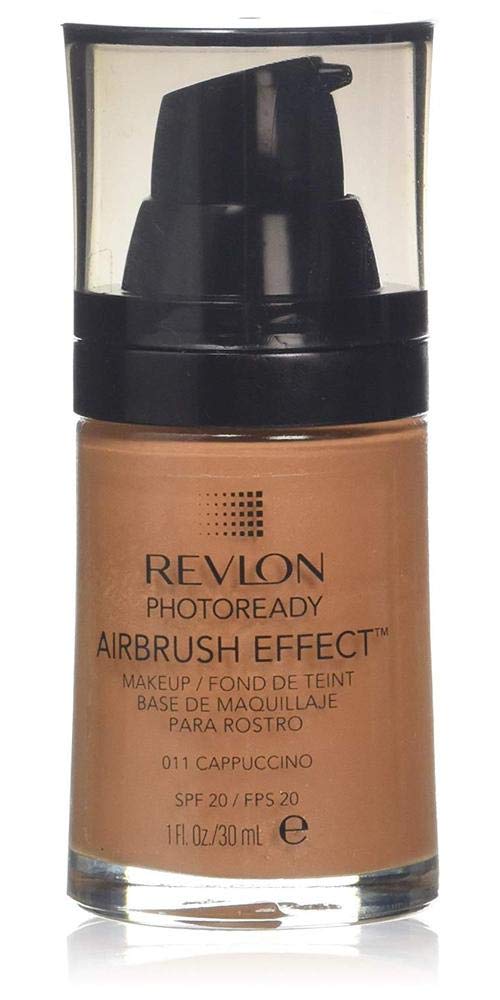 REVLON Photo ready Airbrush Effect Makeup, Cappuccino Liquid Foundation - 30 ml, Luminous Finish