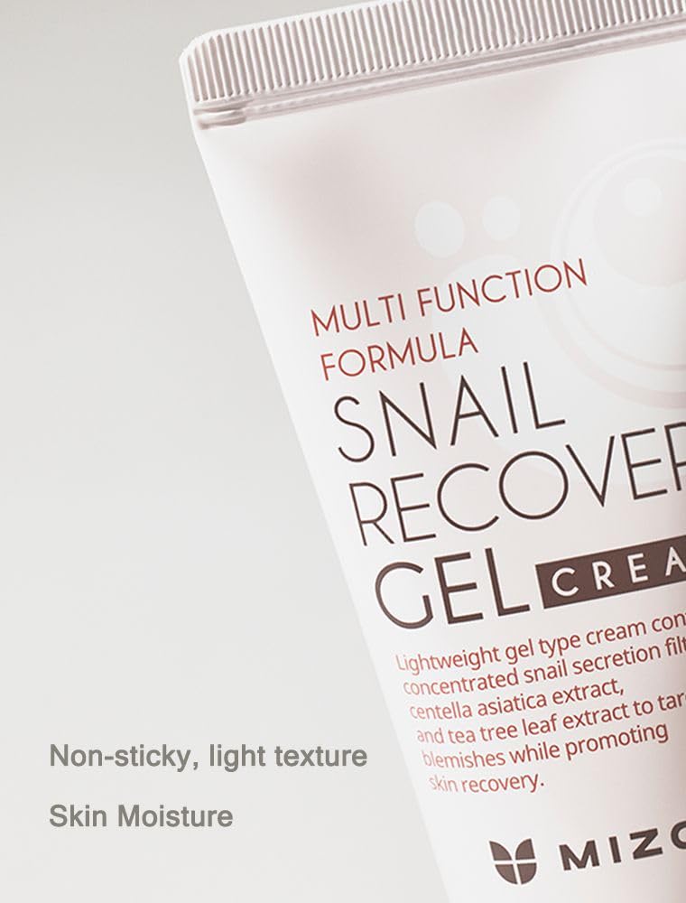 [MIZON] Snail Recovery Gel Cream 45ml (1.52 fl.oz.) Pack of 2