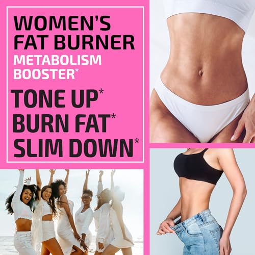 Fat Burners For Women | Weight Loss Pills for Women Belly Fat | Raspberry Ketones | Appetite Suppressant, Metabolism Booster & Bloating Relief | Diet Pills, Weight Loss Supplements | 60 Capsules