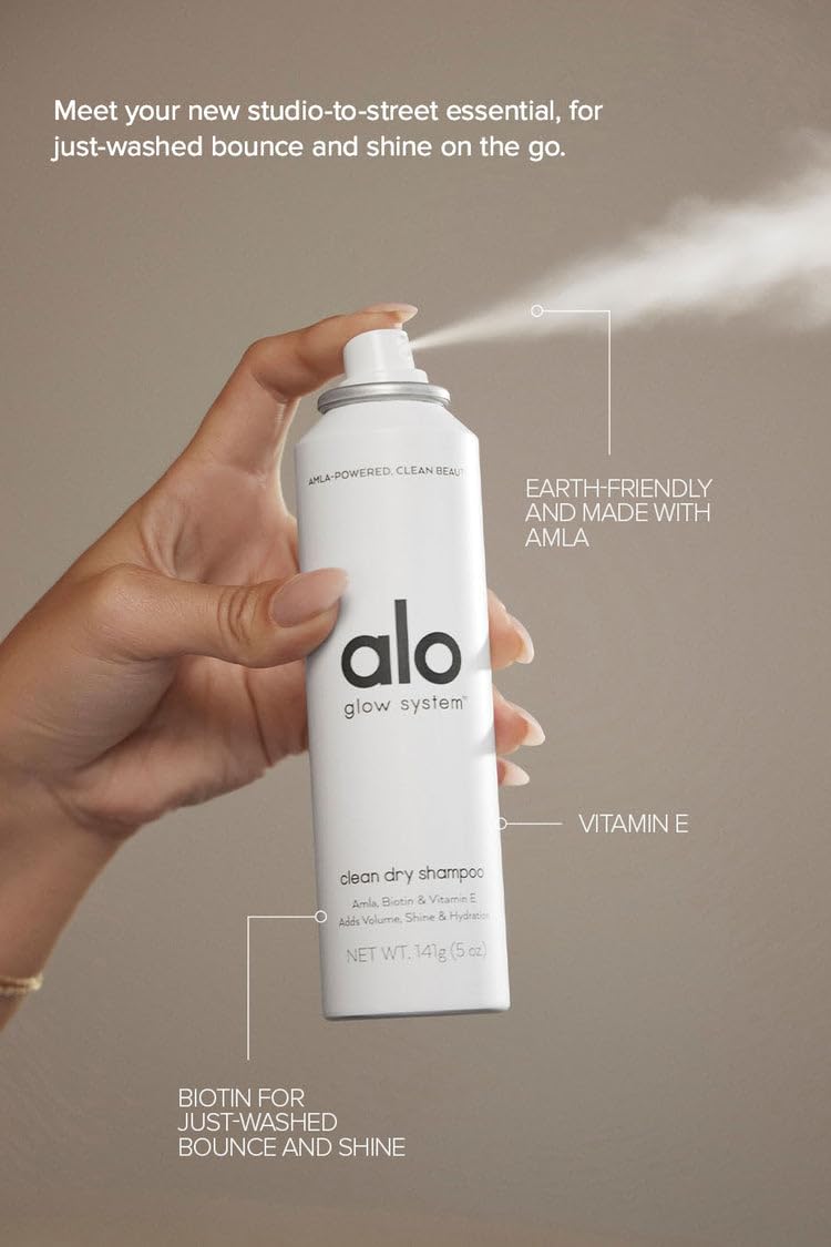 Alo Yoga Alo Restore and Refresh Dry Shampoo Spray (5 Oz) - Powerfully Lifting and PFA Free, Revives and Volumizes Hair