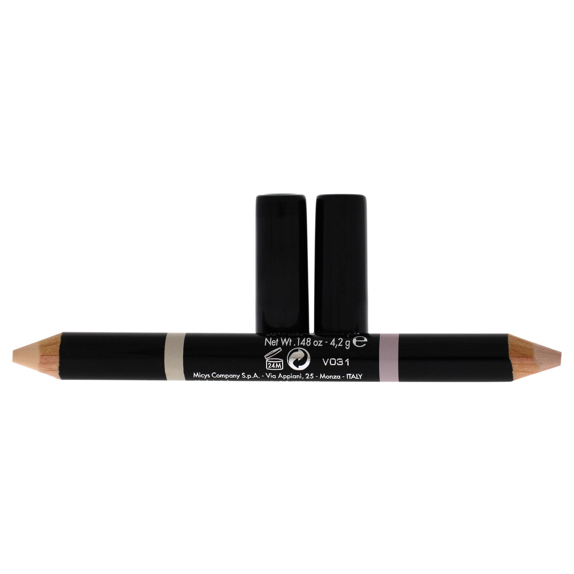 Pupa Duo Highlighter Matt & Shine, Illuminating Eye Pencil (001 BEIGE)