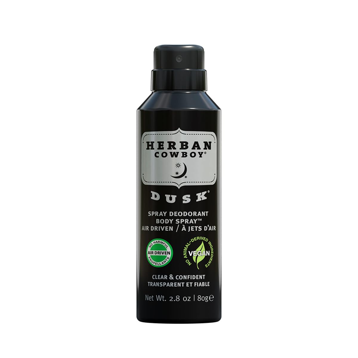 Herban Cowboy Dry Spray Deodorant, Dusk 2.8 Oz (Pack of 1)