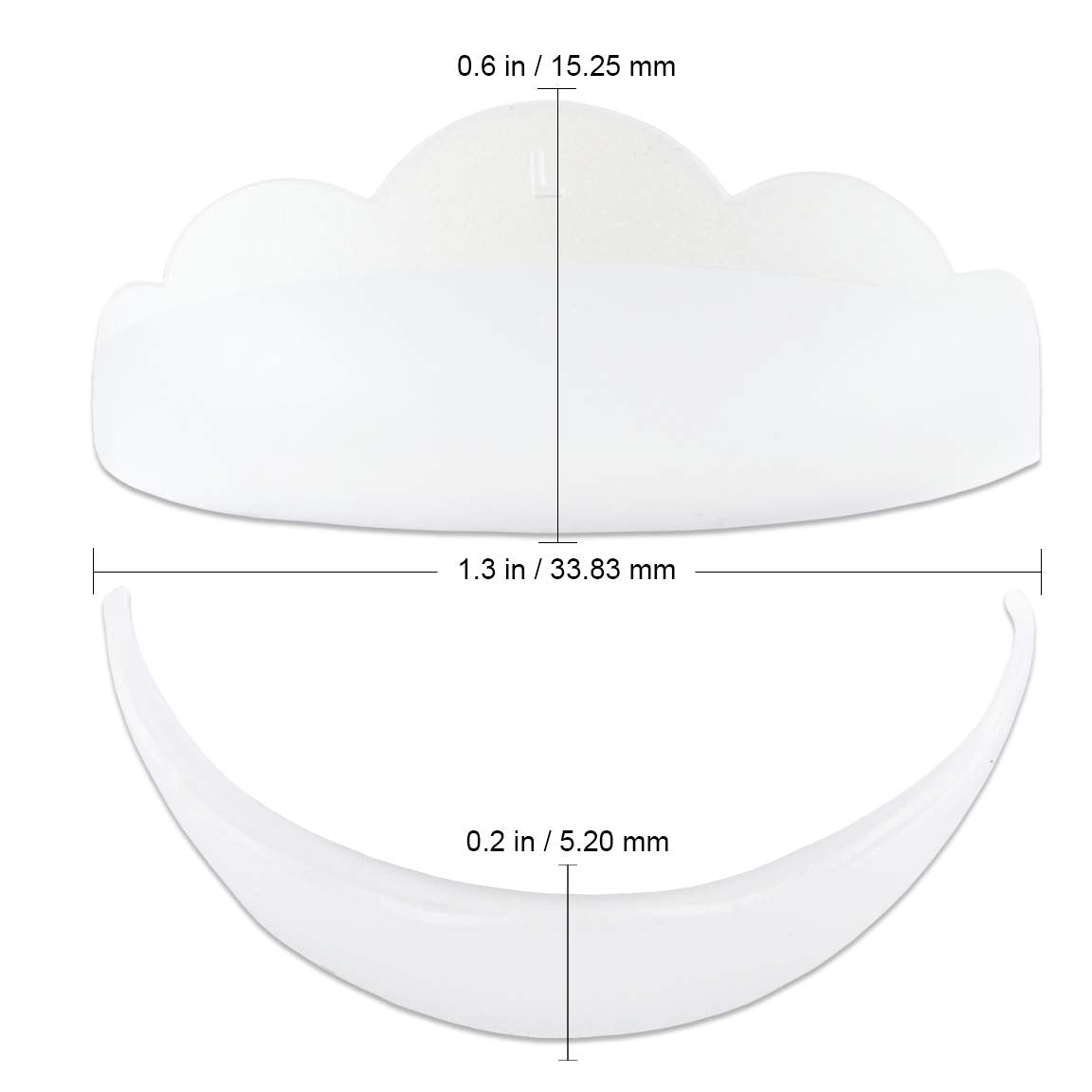 Dolly's Lash Silicon Pad (Size: LARGE) (10pcs in a Box)